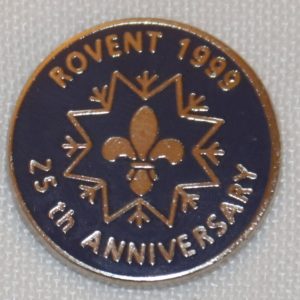 Rovent 1999 25th Anniversary Pin