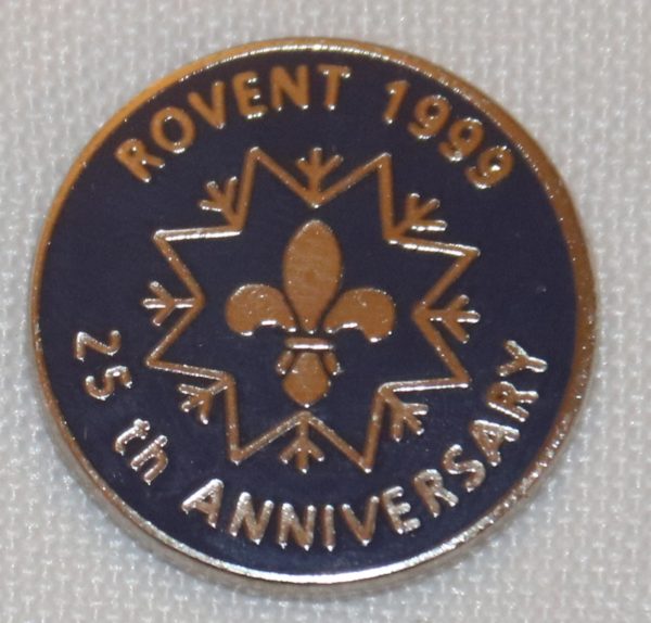 Rovent 1999 25th Anniversary Pin